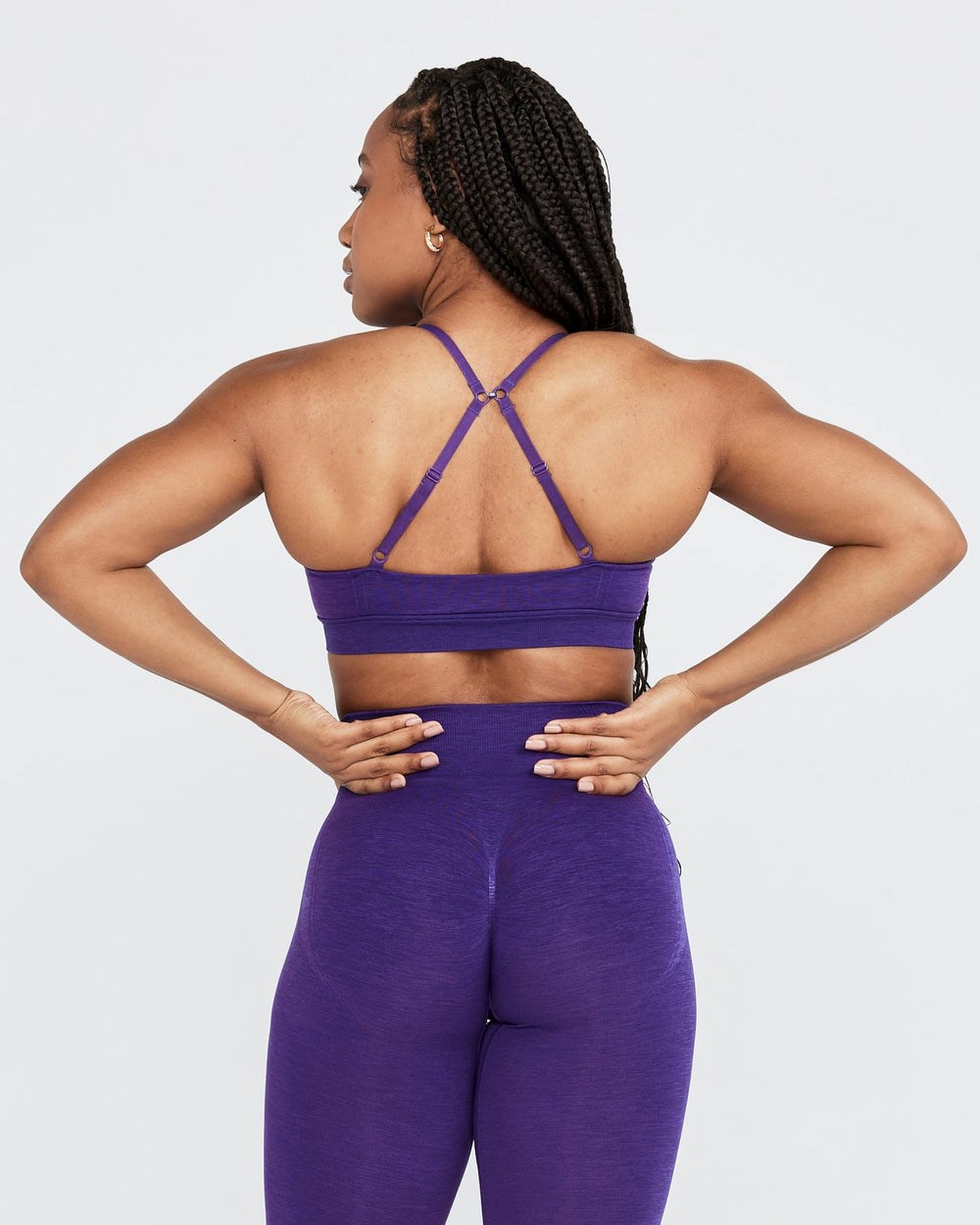 Amethyst Oner Active Effortless Micro Bralette | 7058HQMEL