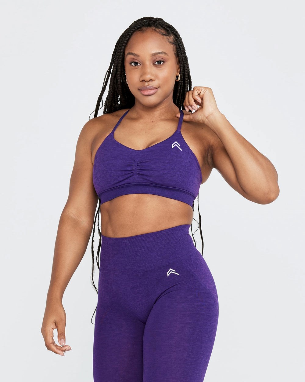 Amethyst Oner Active Effortless Micro Bralette | 7058HQMEL