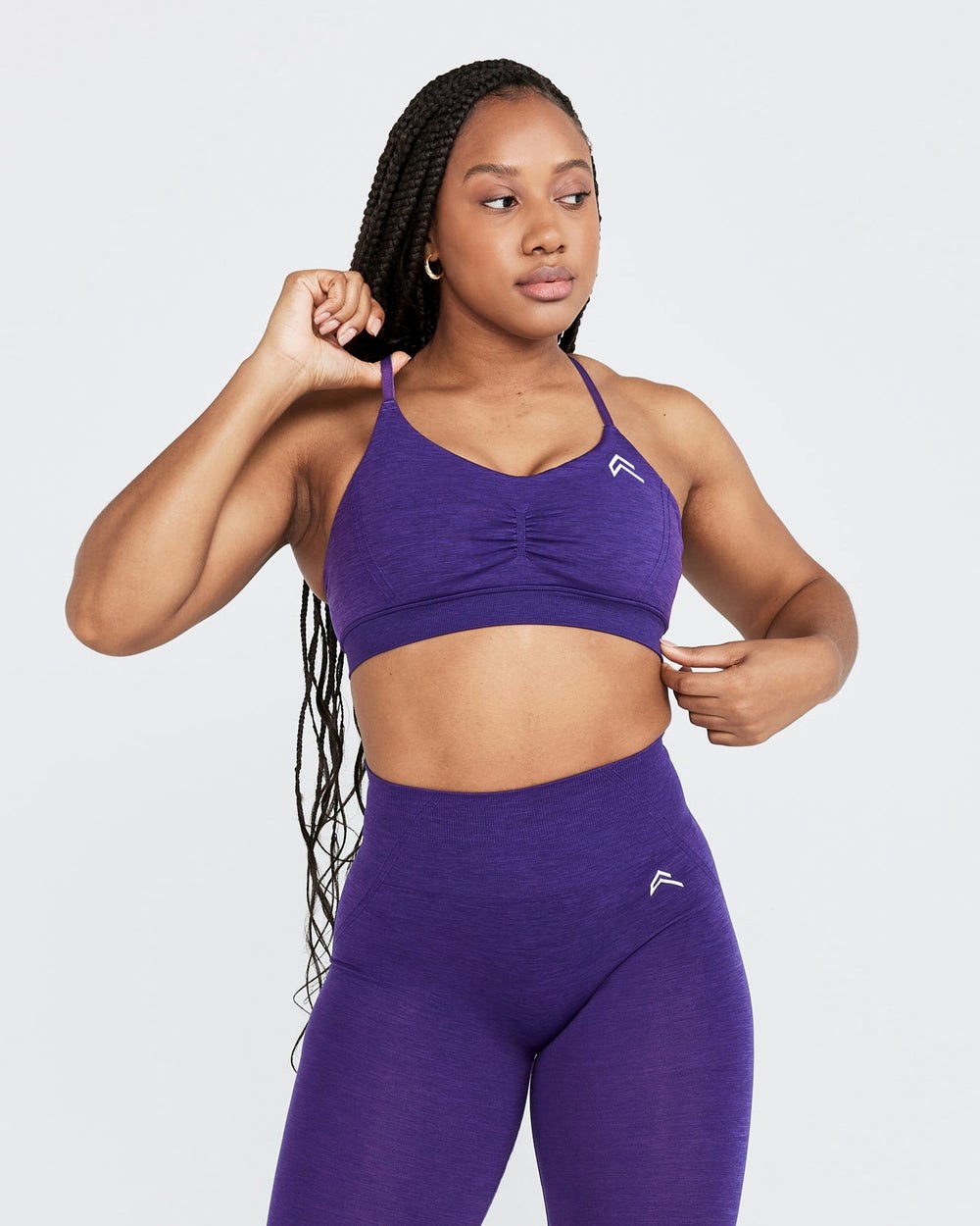 Amethyst Oner Active Effortless Micro Bralette | 7058HQMEL