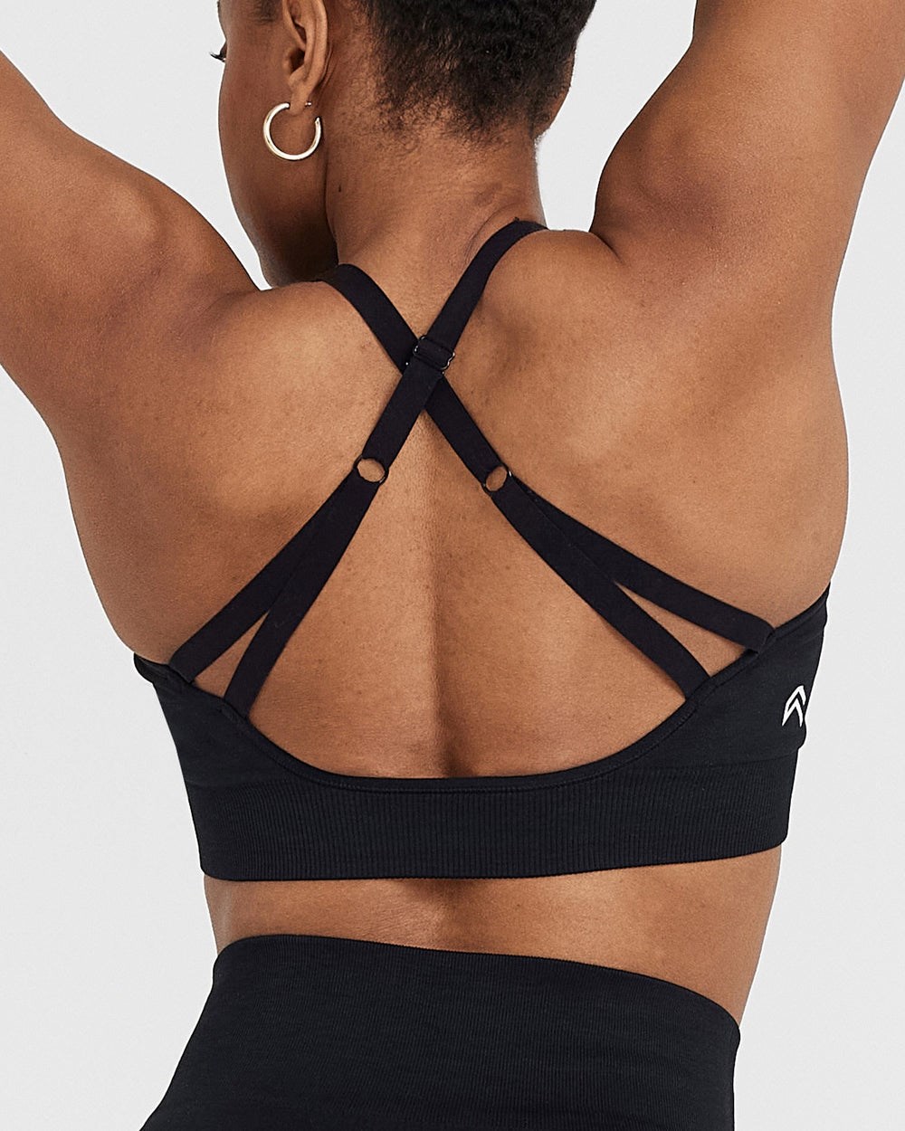 Black Marl Oner Active Classic Seamless 2.0 Bralette | 7536TMPQL