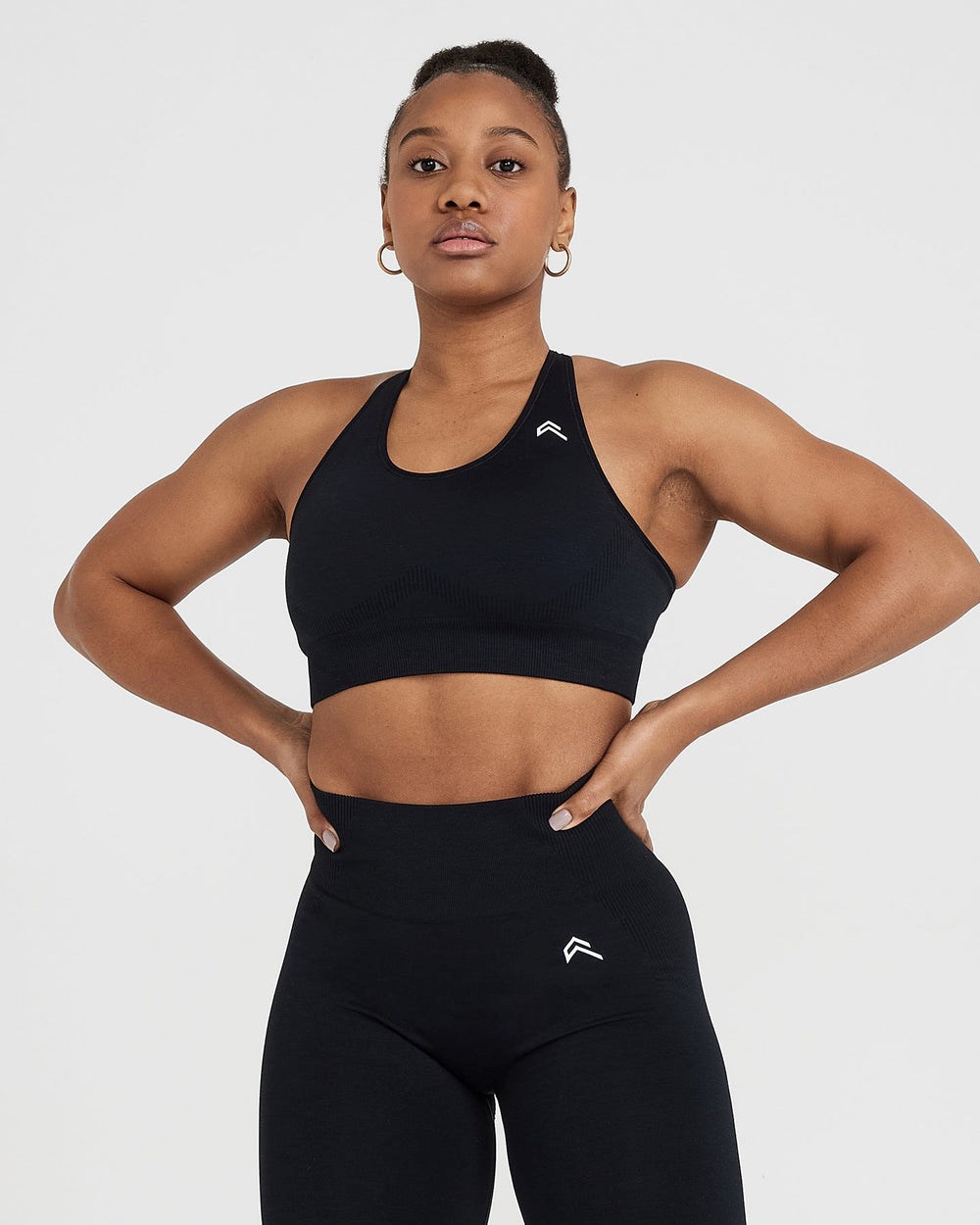 Black Marl Oner Active Classic Seamless 2.0 Bralette | 7536TMPQL