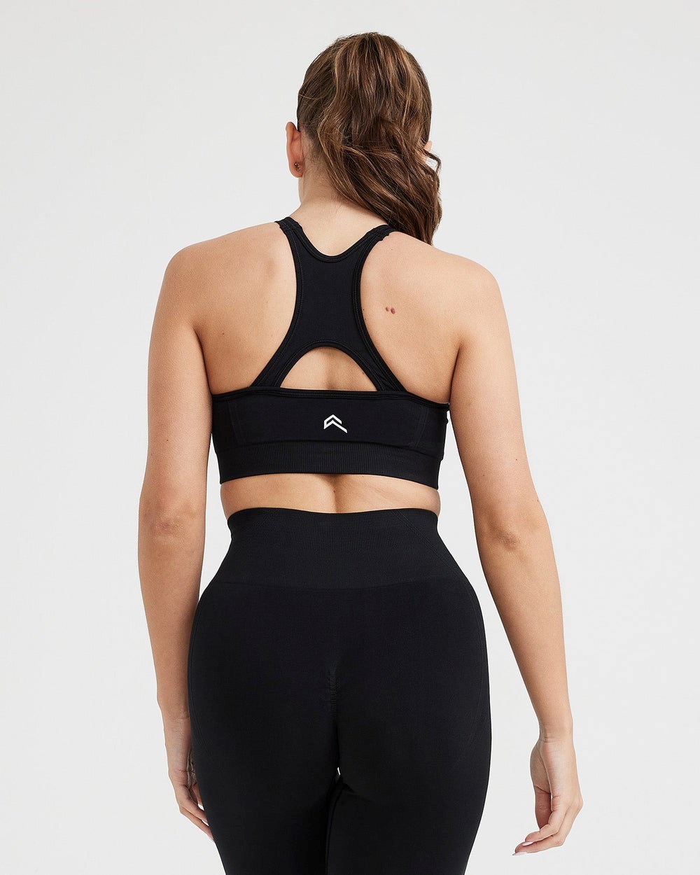 Black Oner Active Effortless Seamless High Neck Bralette | 2174NAKLU