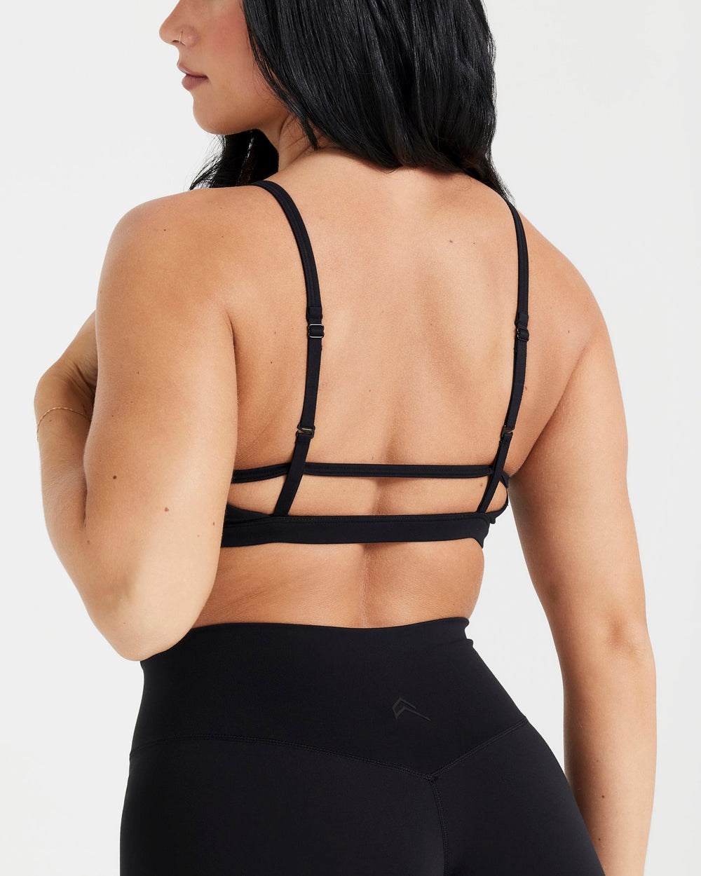 Black Oner Active Timeless Strappy Bralette | 6091OTFMV