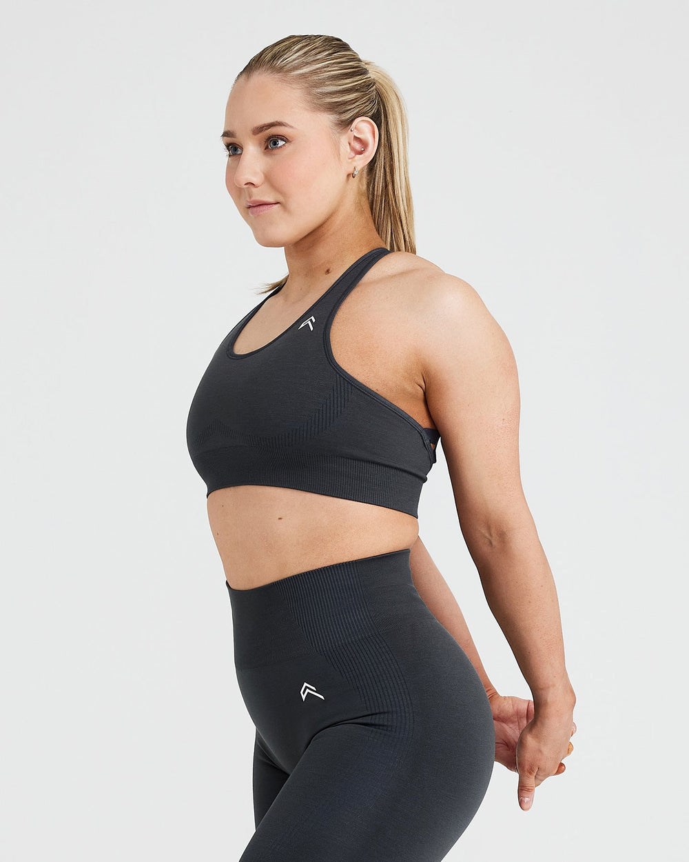 Coal Marl Oner Active Classic Seamless 2.0 Bralette | 4782JRYOF