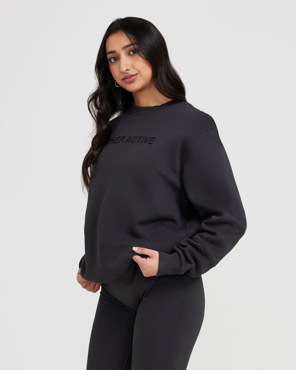 Coal Oner Active Classic Lounge Oversized Crew Neck | 8942CAQGH