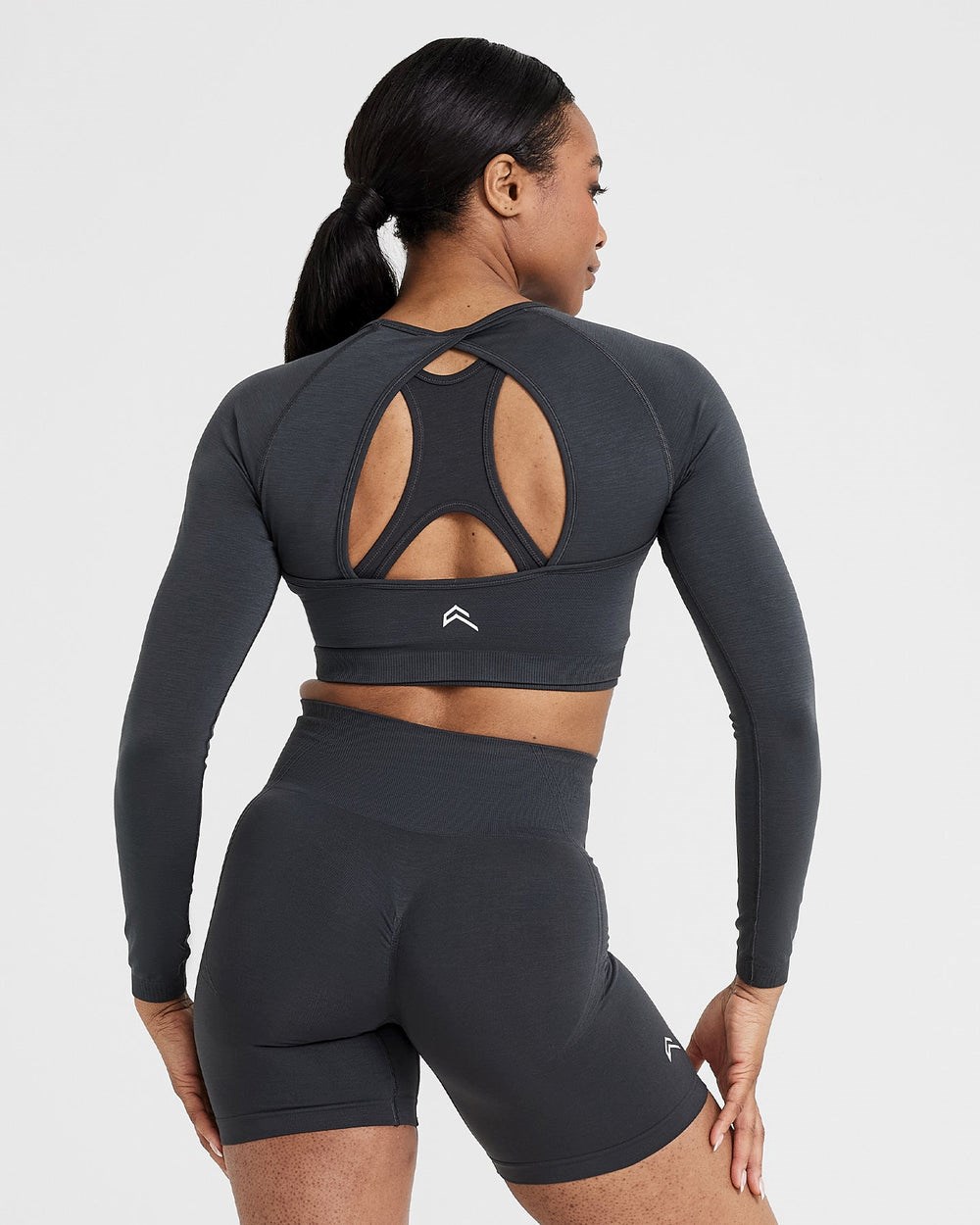 Coal Oner Active Effortless Seamless Long Sleeve Crop Top | 6297GJOZL