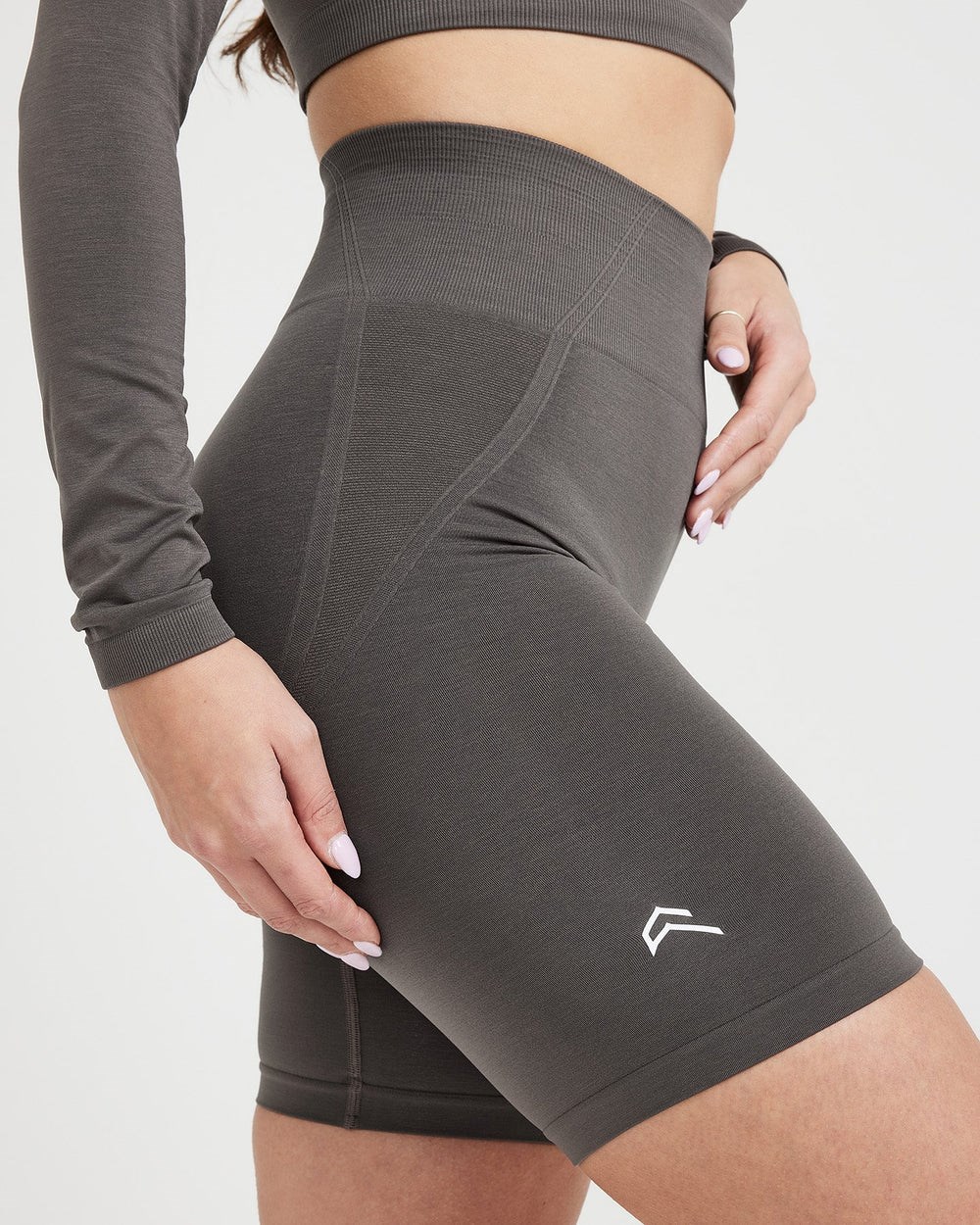 Deep Taupe Oner Active Effortless Seamless Cycling Shorts | 2807EPRTQ