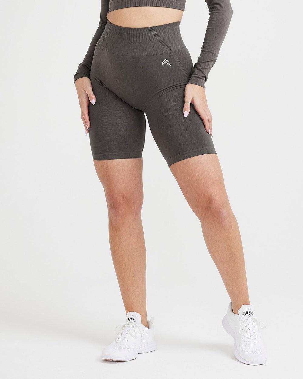 Deep Taupe Oner Active Effortless Seamless Cycling Shorts | 2807EPRTQ