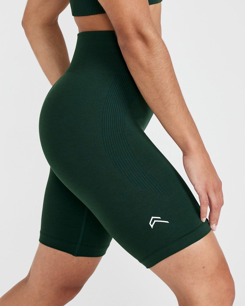 Evergreen Marl Oner Active Classic Seamless 2.0 Cycling Shorts | 3782GPNZX