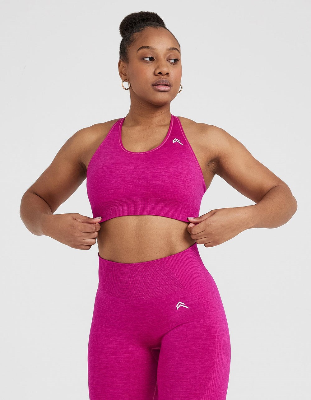 Fuchsia Marl Oner Active Classic Seamless 2.0 Bralette | 2953JXMCR