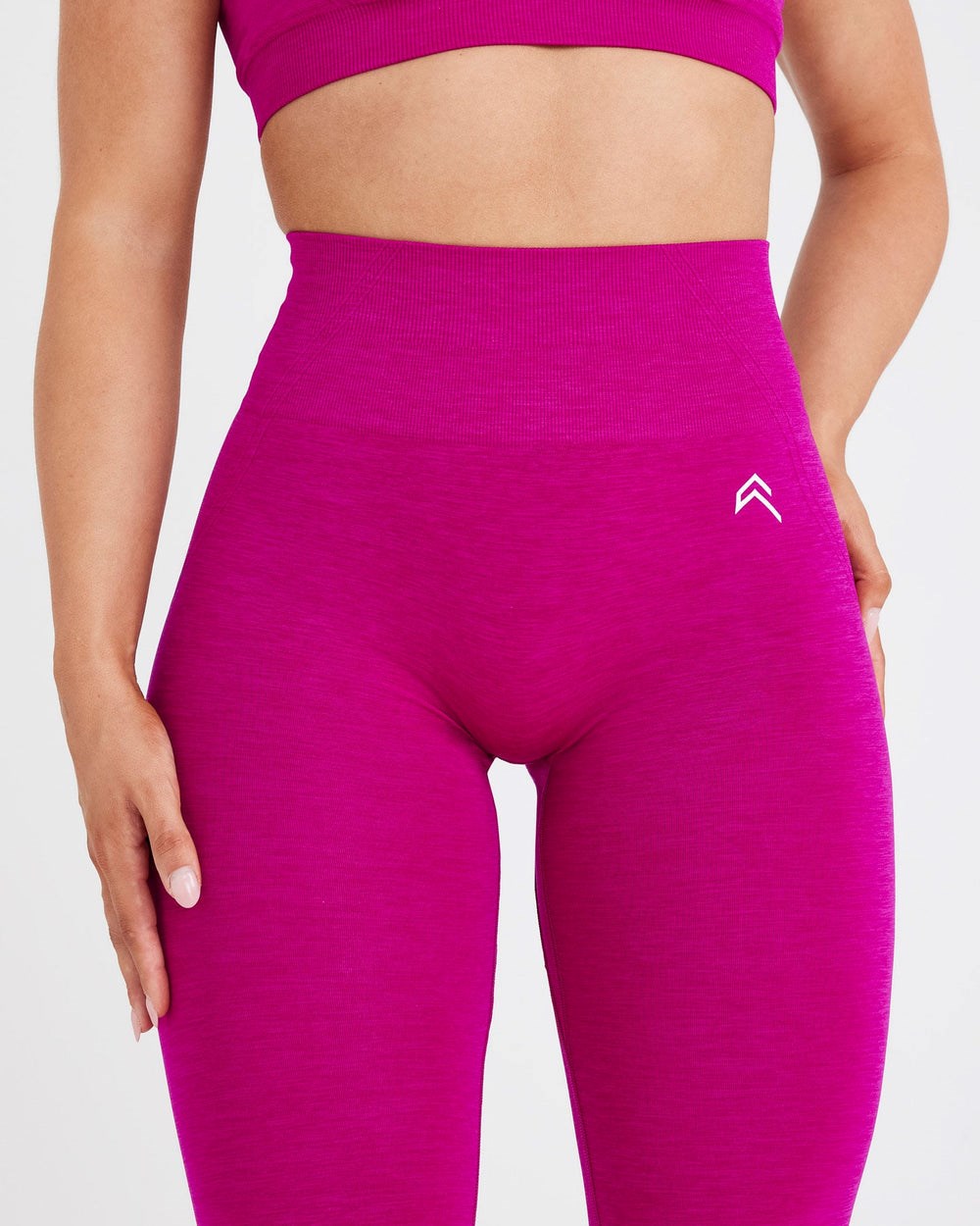 Fuchsia Oner Active Effortless Seamless Leggings | 0241AQVRL