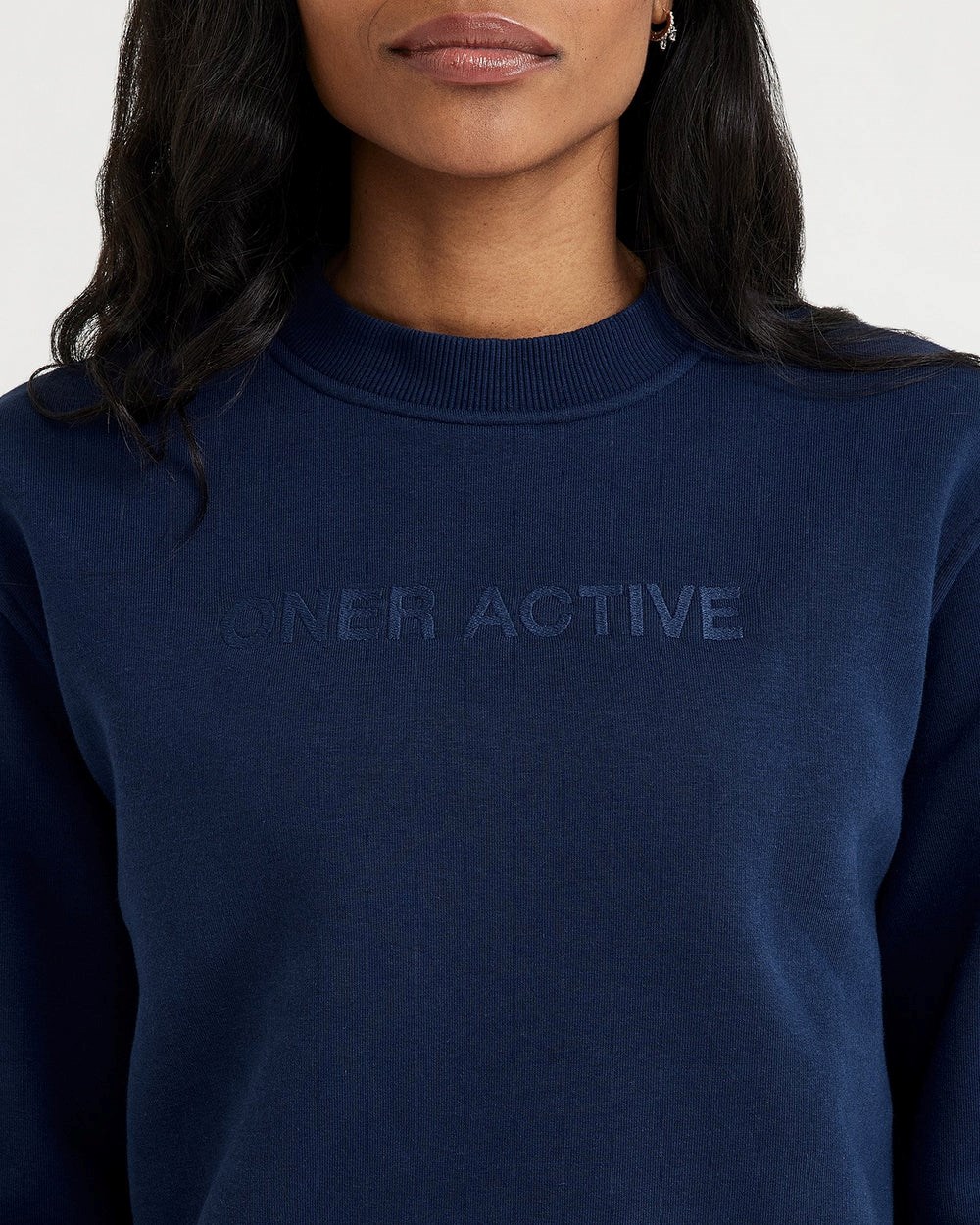 Midnight Oner Active Classic Lounge Oversized Crew Neck | 3765THGCR