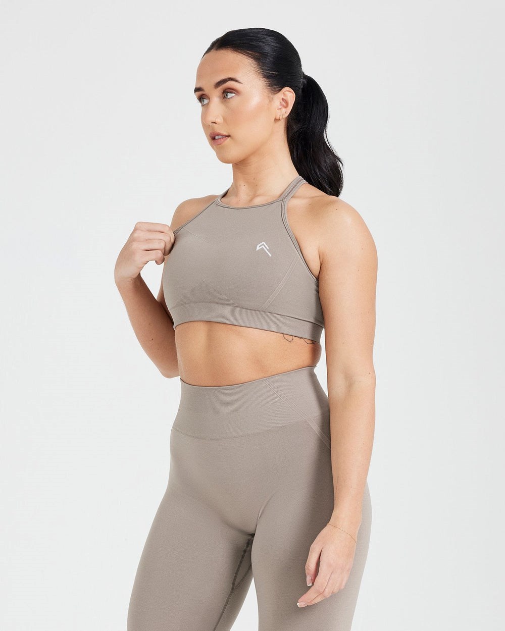 Minky Oner Active Effortless Seamless High Neck Bralette | 2871BAVLX