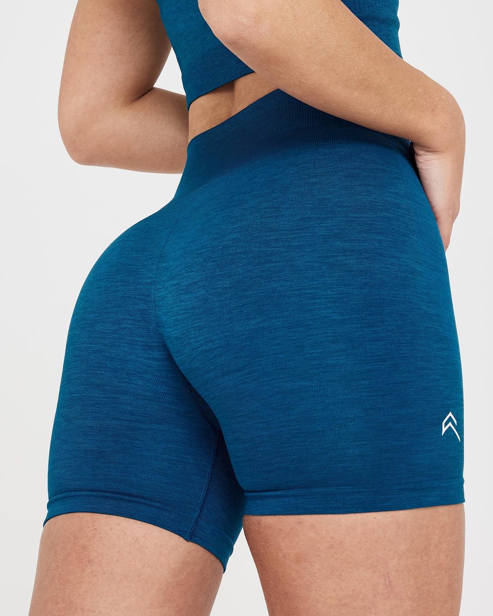 Petrol Blue Marl Oner Active Classic Seamless 2.0 Shorts | 5904ZUSGA