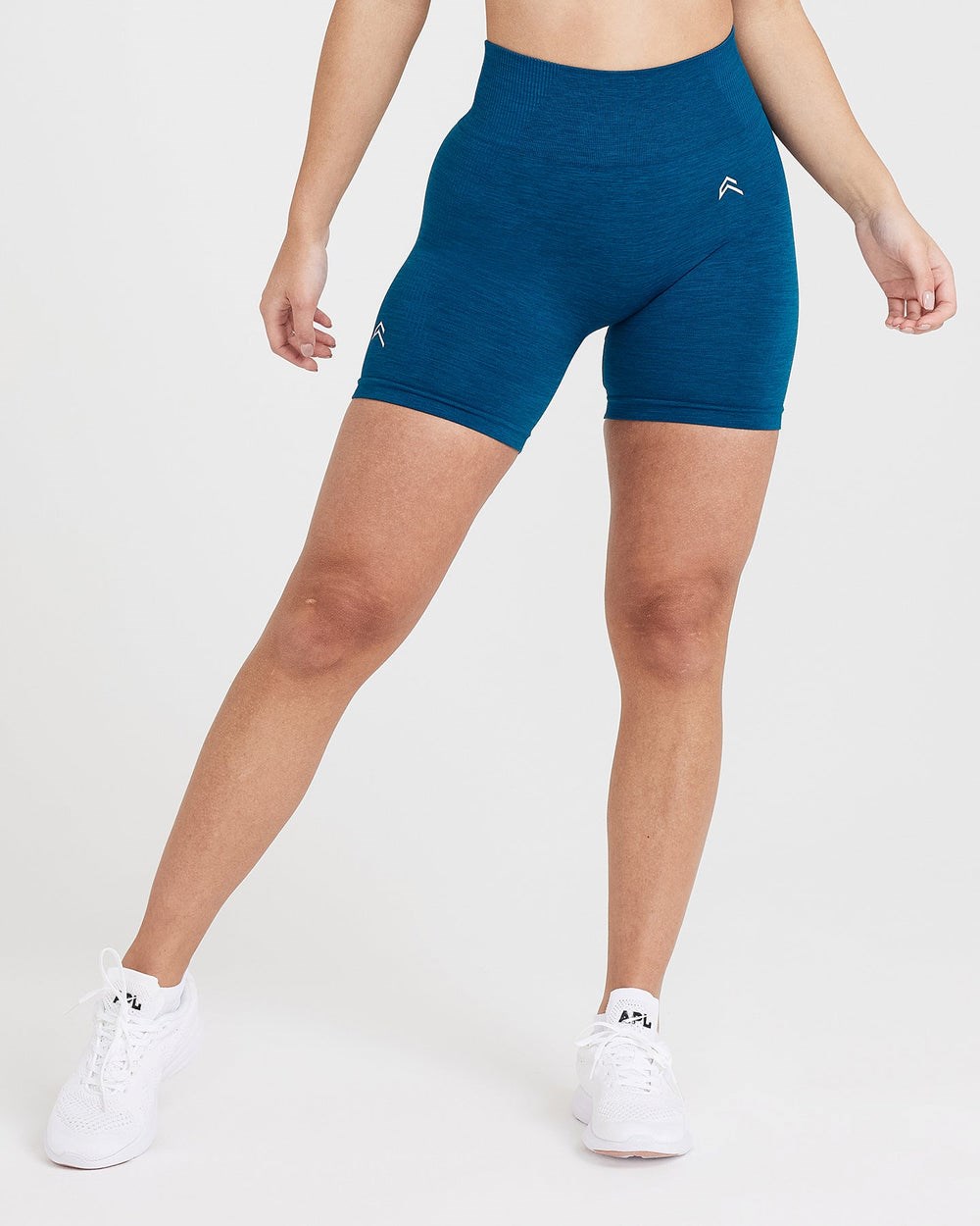 Petrol Blue Marl Oner Active Classic Seamless 2.0 Shorts | 5904ZUSGA