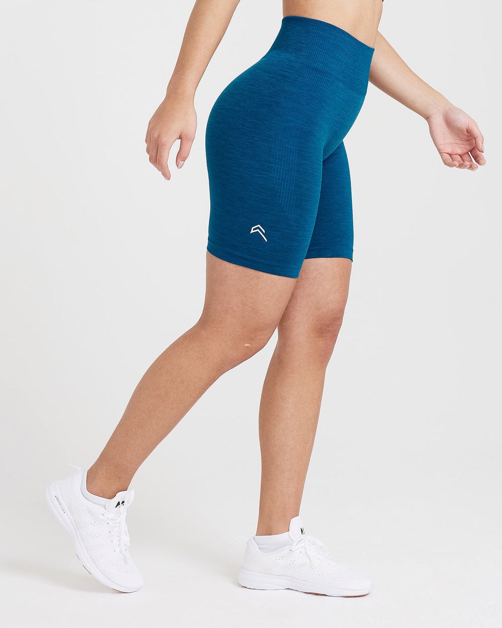 Petrol Blue Marl Oner Active Classic Seamless 2.0 Cycling Shorts | 7925LSQEI