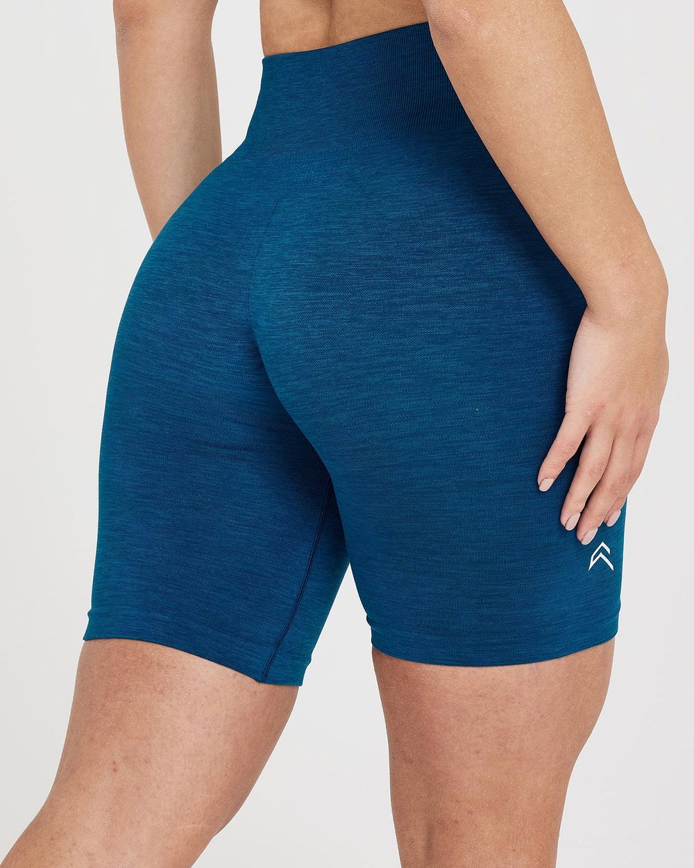 Petrol Blue Marl Oner Active Classic Seamless 2.0 Cycling Shorts | 7925LSQEI