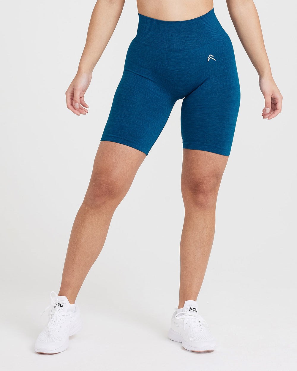 Petrol Blue Marl Oner Active Classic Seamless 2.0 Cycling Shorts | 7925LSQEI