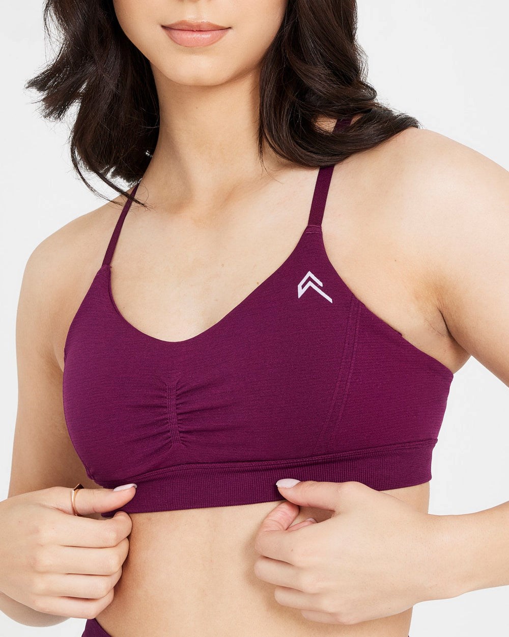 Ripe Fig Oner Active Effortless Micro Bralette | 9316UEFCY