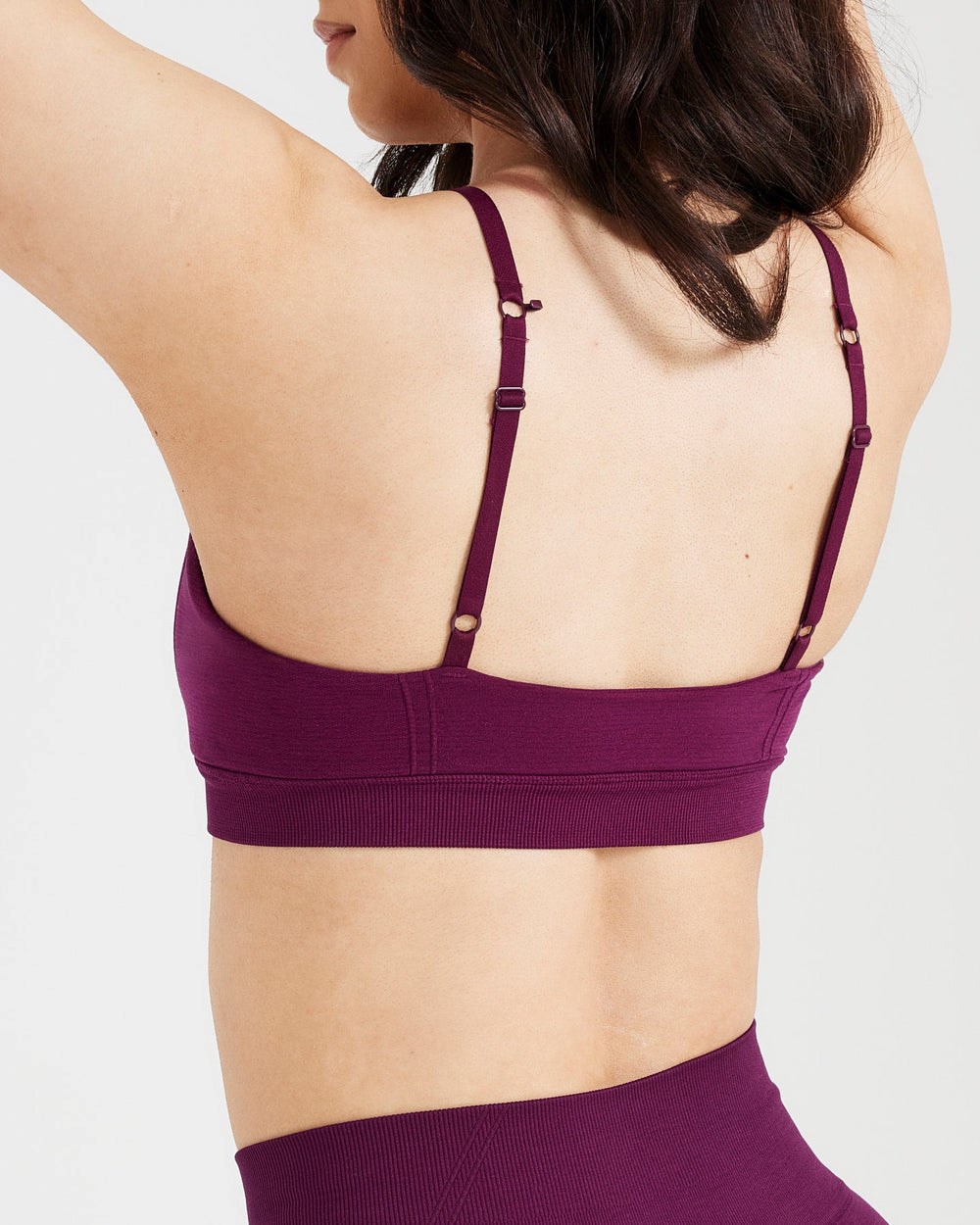 Ripe Fig Oner Active Effortless Micro Bralette | 9316UEFCY