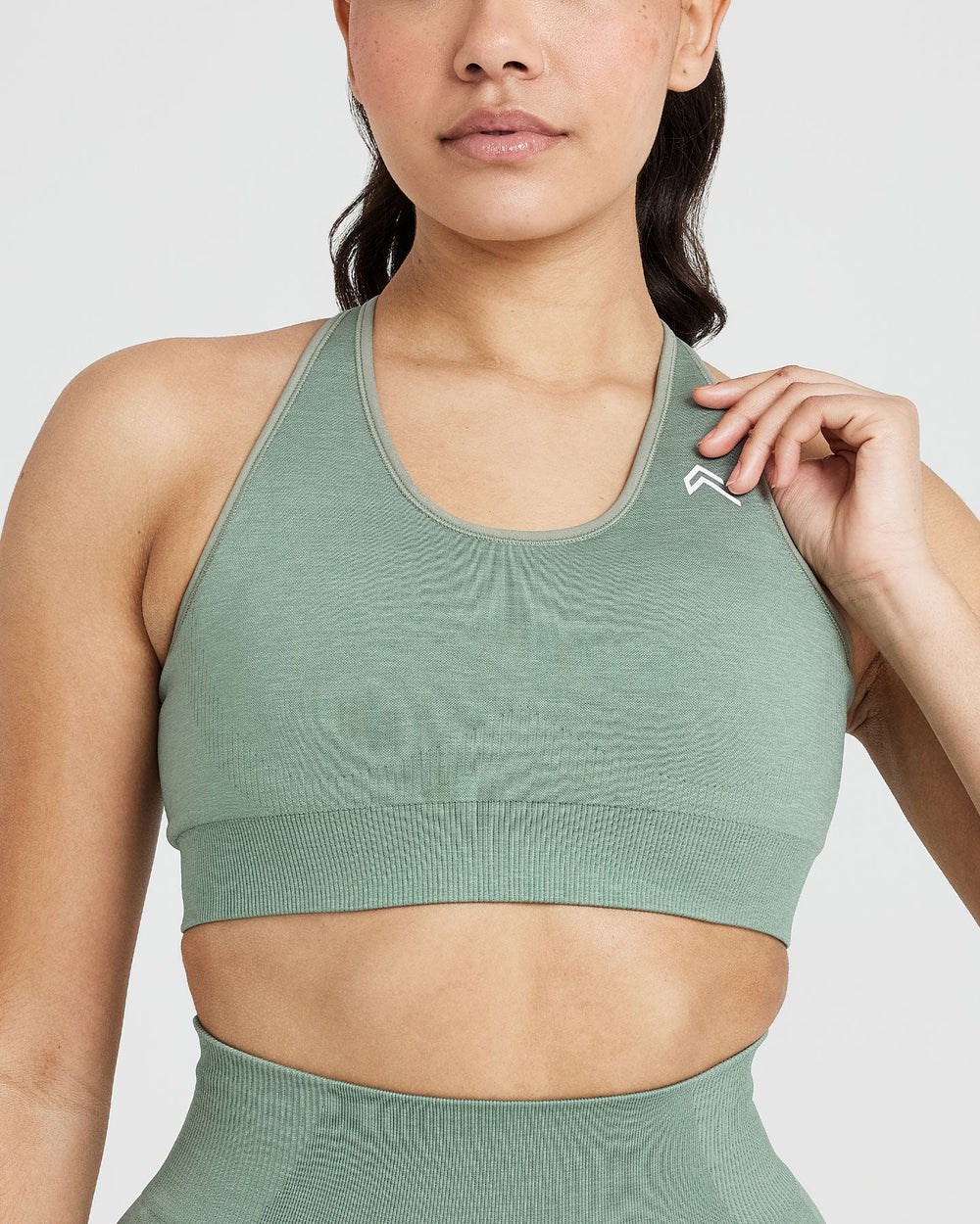 Sage Marl Oner Active Classic Seamless 2.0 Bralette | 2453TMBCU