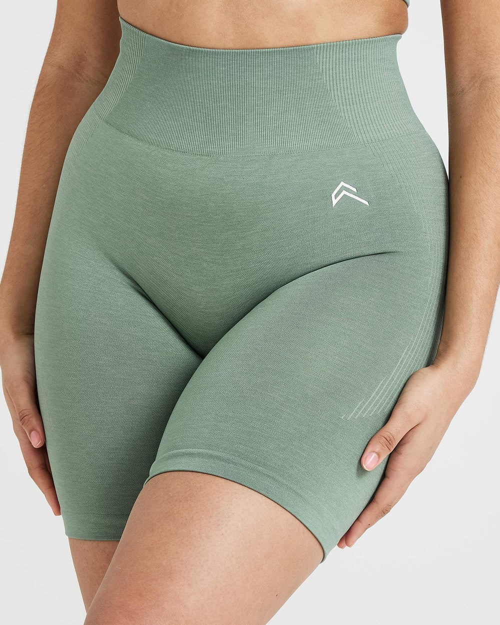 Sage Marl Oner Active Classic Seamless 2.0 Cycling Shorts | 3561QTHGO