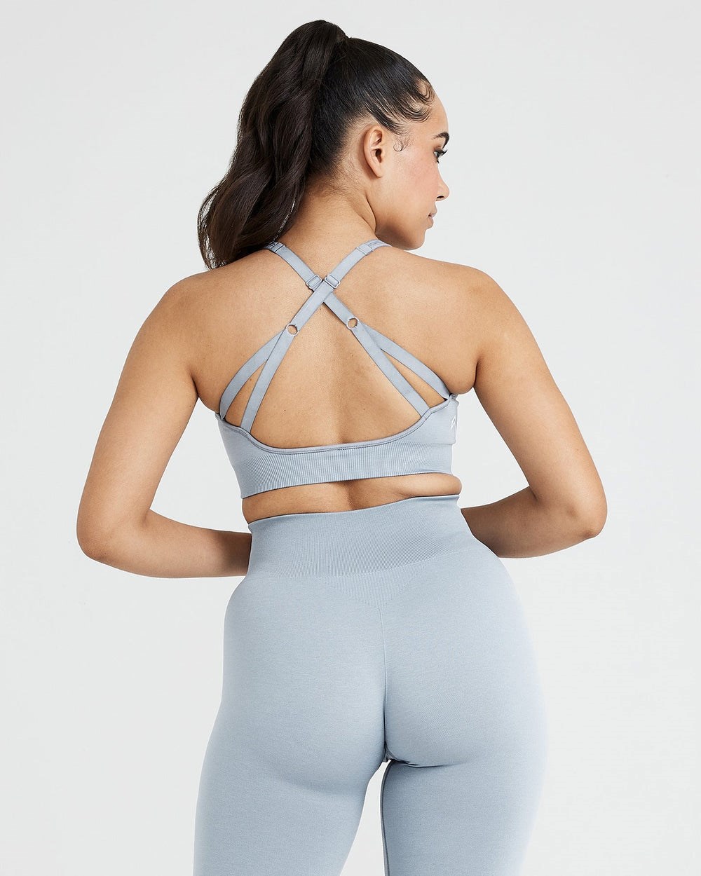 Smoke Grey Marl Oner Active Classic Seamless 2.0 Bralette | 0258YOUBG