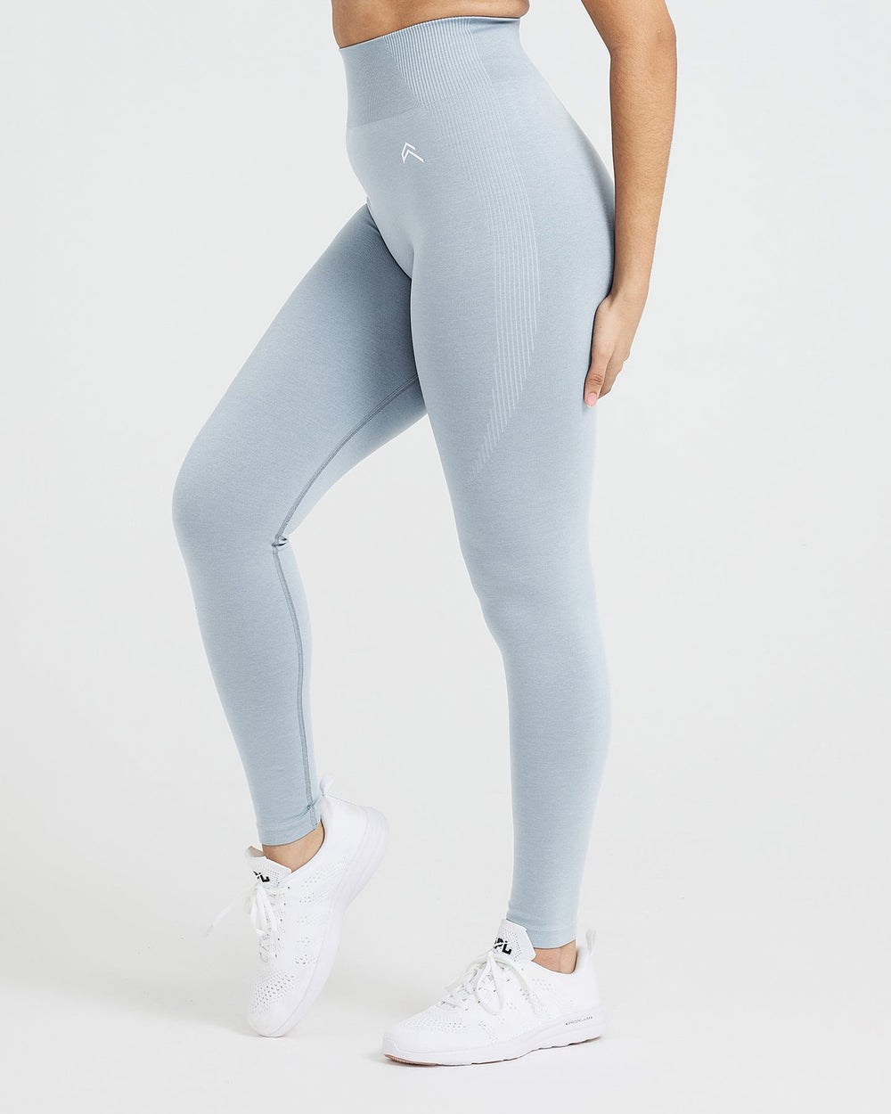 Smoke Grey Marl Oner Active Classic Seamless 2.0 Leggings | 0751LOBUS