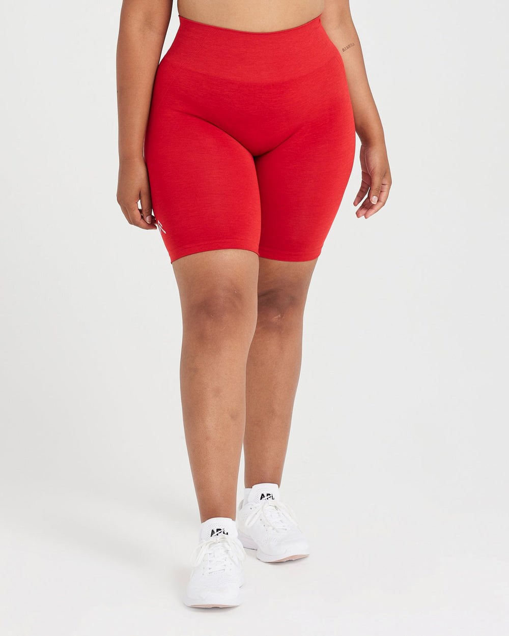 Spicy Red Oner Active Effortless Seamless Cycling Shorts | 3624DSZNY