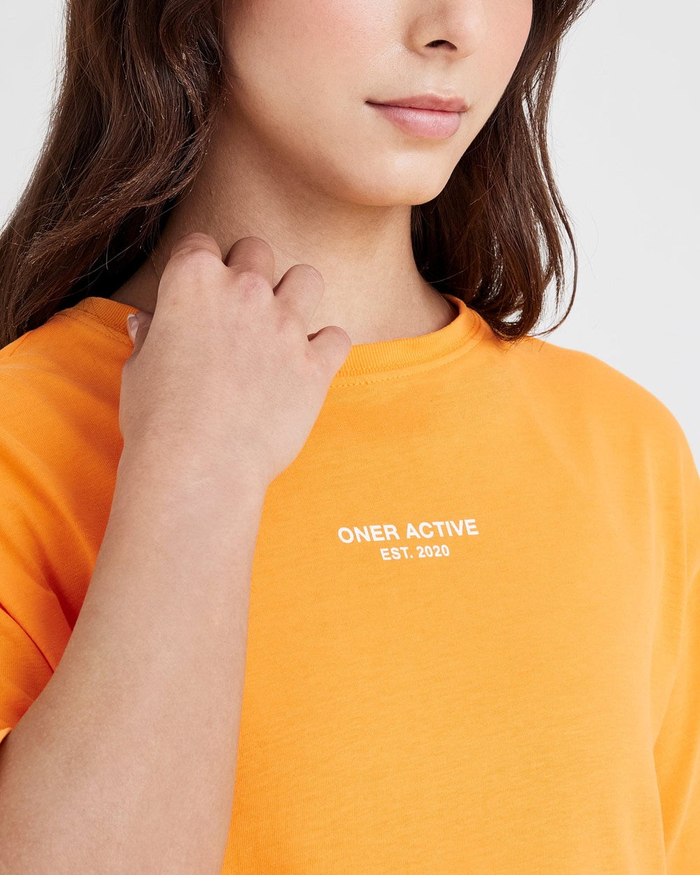 Washed Sunset Oner Active Graphic Oversized Short Sleeve Tee | 7029WONQL