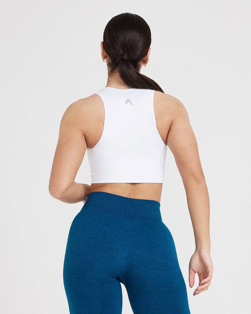 White Oner Active Classic Seamless 2.0 Crop Top | 5401PCALD