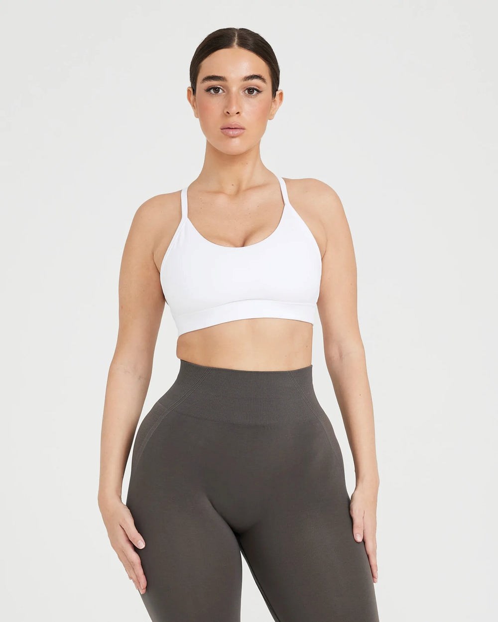 White Oner Active Everyday Sports Bra | 7042YBSHK