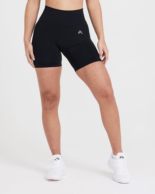 Black Marl Oner Active Classic Seamless 2.0 Shorts | 1593EPVKB