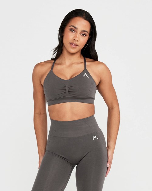 Deep Taupe Oner Active Effortless Micro Bralette | 7902SFIZH