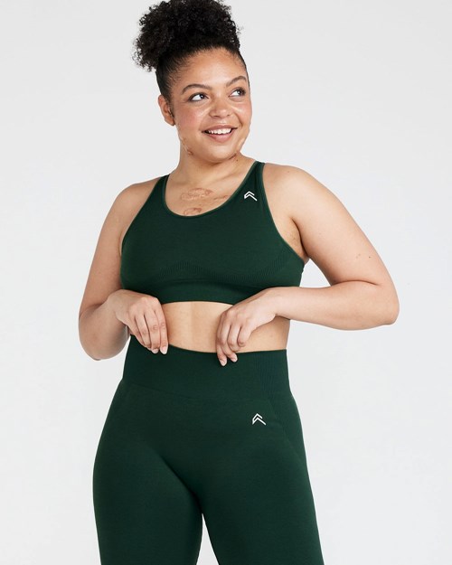 Evergreen Marl Oner Active Classic Seamless 2.0 Bralette | 6301GRIDX