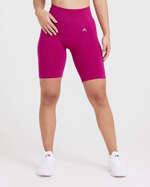 Fuchsia Marl Oner Active Classic Seamless 2.0 Cycling Shorts | 7162HTLCA