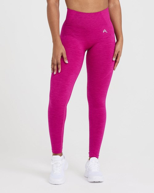 Fuchsia Marl Oner Active Classic Seamless 2.0 Leggings | 9134ELKIO