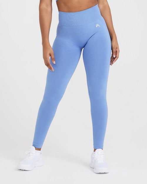 Light Denim Marl Oner Active Classic Seamless 2.0 Leggings | 1876KEMXB