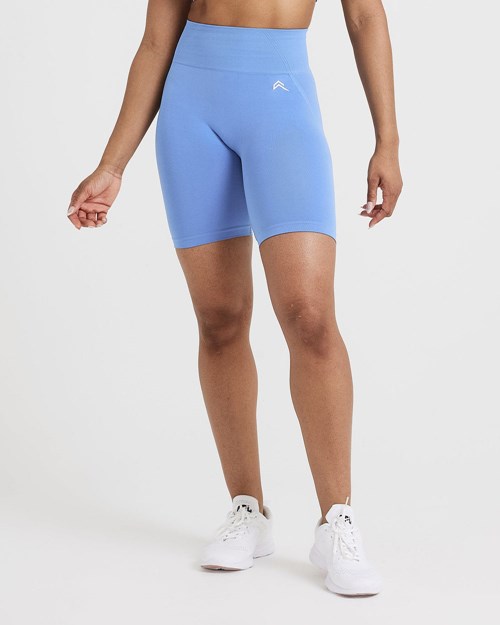 Light Denim Oner Active Effortless Seamless Cycling Shorts | 8209GUCQY