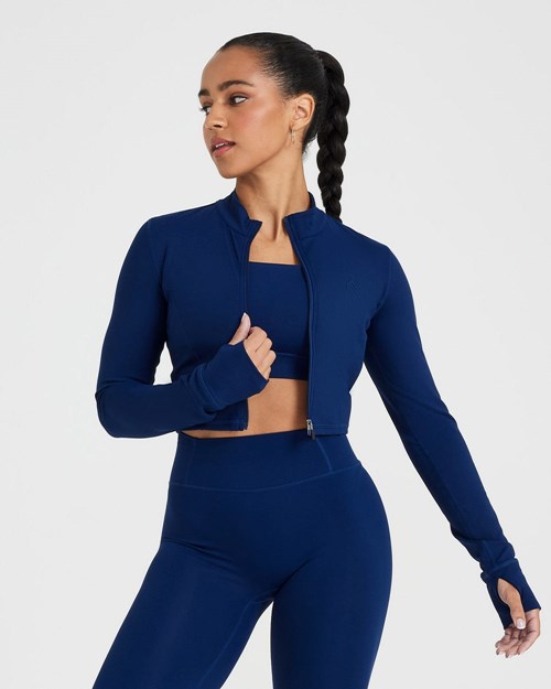 Midnight Oner Active Timeless Crop Jacket | 6489MCURX