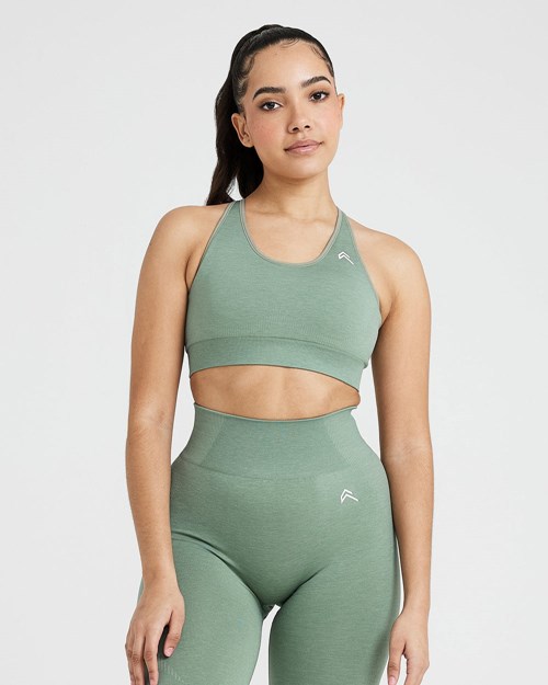 Sage Marl Oner Active Classic Seamless 2.0 Bralette | 2453TMBCU