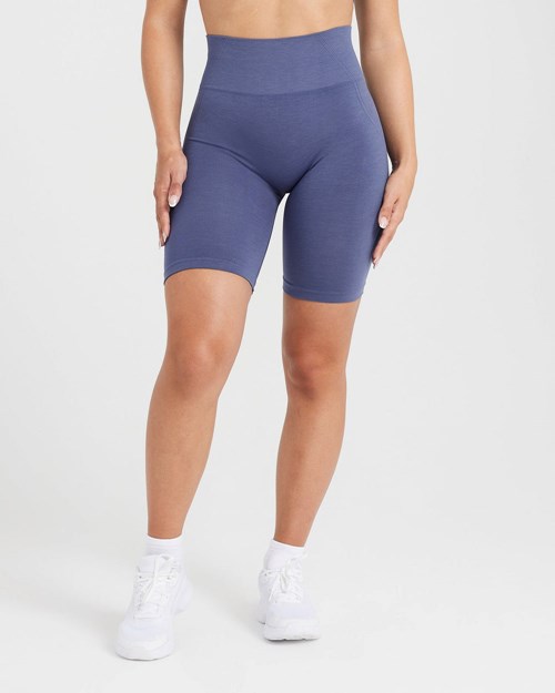 Slate Blue Oner Active Effortless Seamless Cycling Shorts | 7384YZRCH