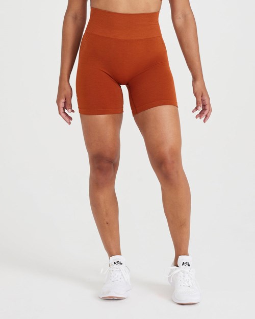 Warm Copper Oner Active Effortless Seamless Shorts | 7046GYPVM