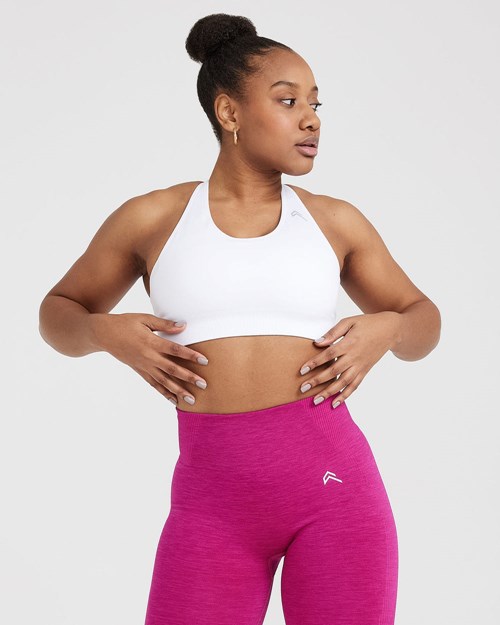 White Oner Active Classic Seamless 2.0 Bralette | 0927VKQIM